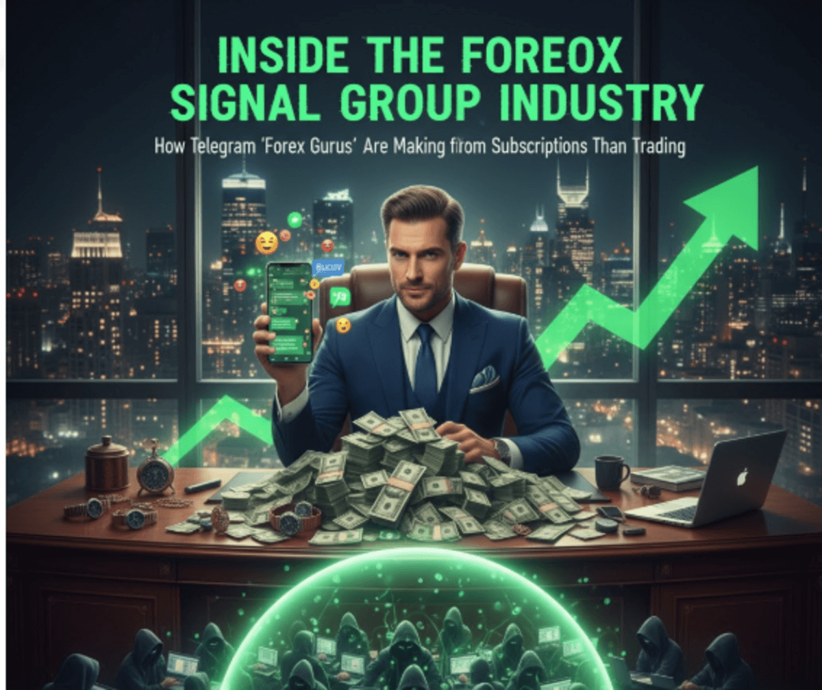Inside the Forex Signal Group Industry: How Telegram ‘Forex Gurus’ Are Making More from Subscriptions Than Trading